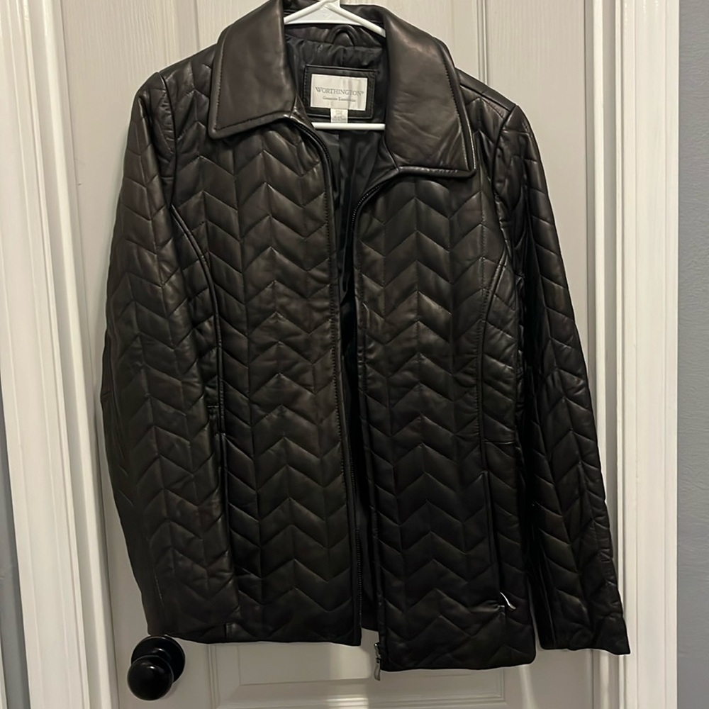 Leather jacket